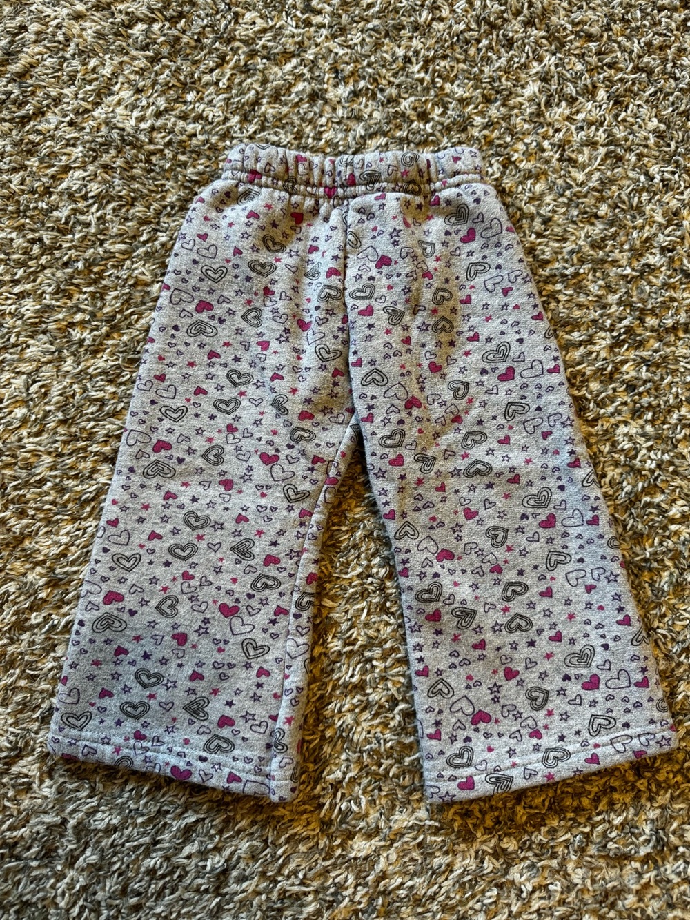 24M Grey Heart Print Sweat Pants